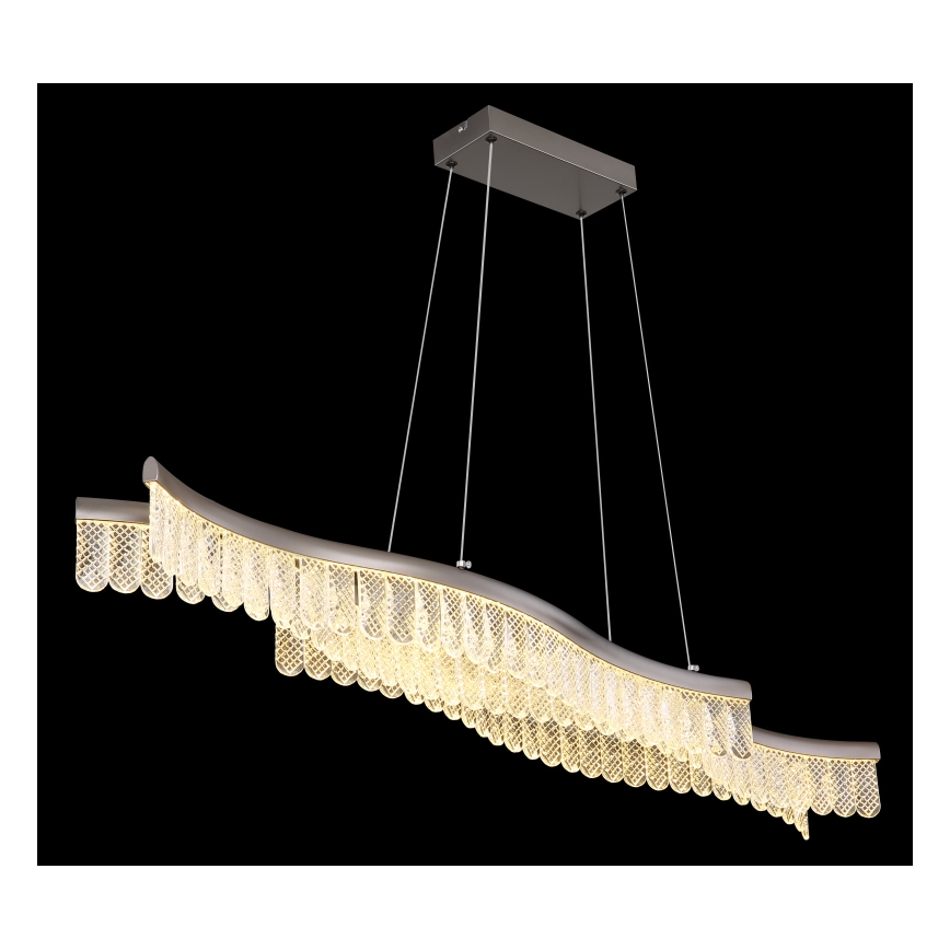 Globo - LED Csillár zsinóron LED/35W/230V 3200K matt króm