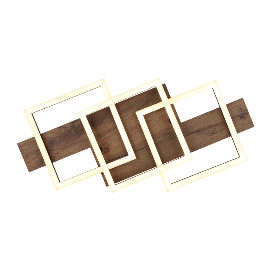 Globo - LED Mennyezeti lámpa LED/24W/230V 3000K 33x58 cm barna/fekete