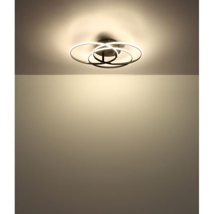 Globo - LED Mennyezeti lámpa LED/40W/230V 4000K átm. 45,6 cm fekete