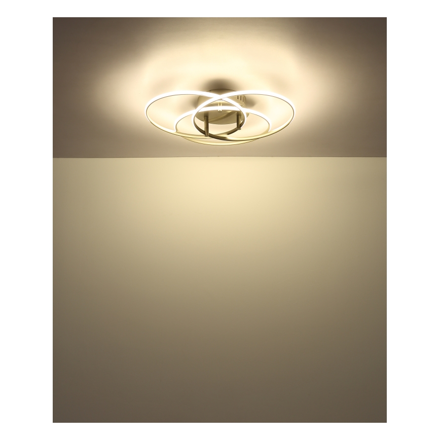 Globo - LED Mennyezeti lámpa LED/40W/230V 4000K átm. 45,6 cm matt króm