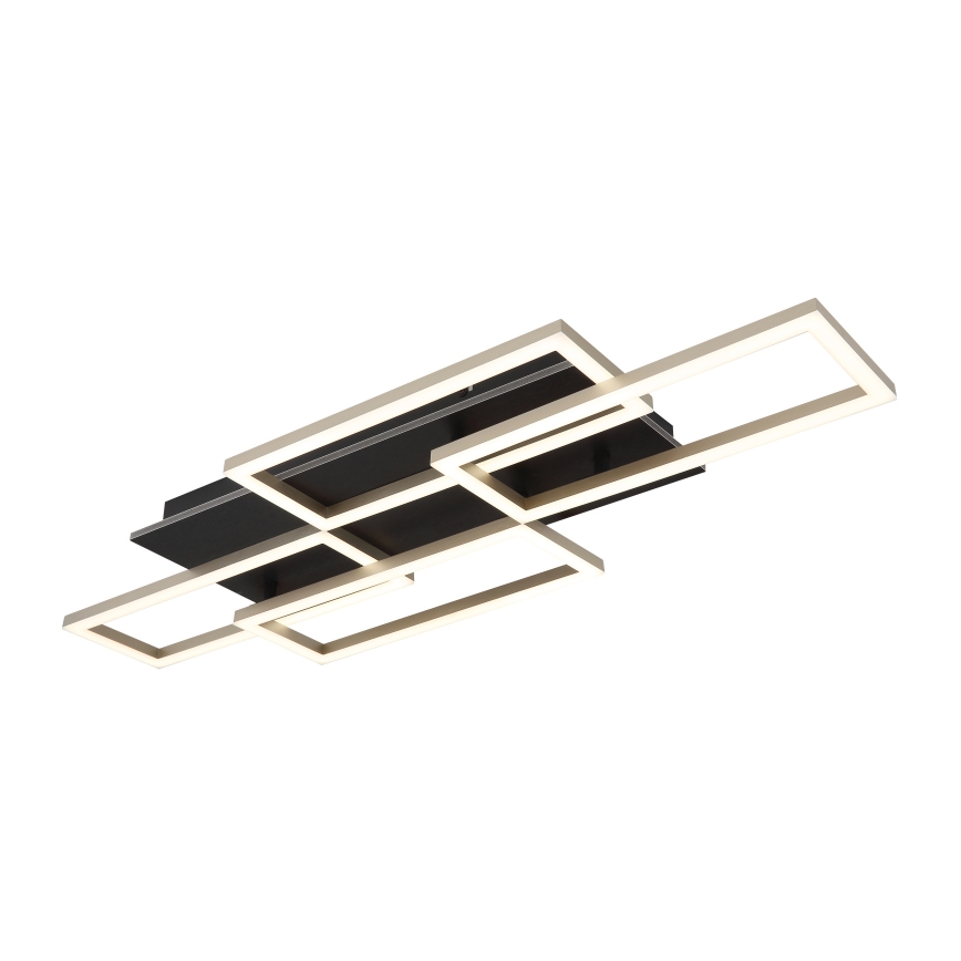 Globo - Dimmelhető LED mennyezeti lámpa LED/40W/230V 2700-6500K 32,5x87,5 cm fekete + távirányító