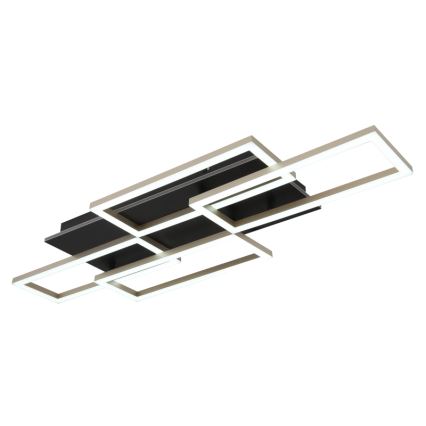 Globo - Dimmelhető LED mennyezeti lámpa LED/40W/230V 2700-6500K 32,5x87,5 cm fekete + távirányító