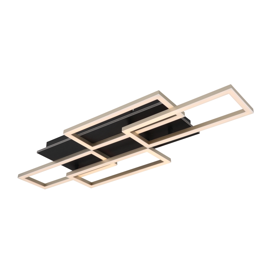 Globo - Dimmelhető LED mennyezeti lámpa LED/40W/230V 2700-6500K 32,5x87,5 cm fekete + távirányító