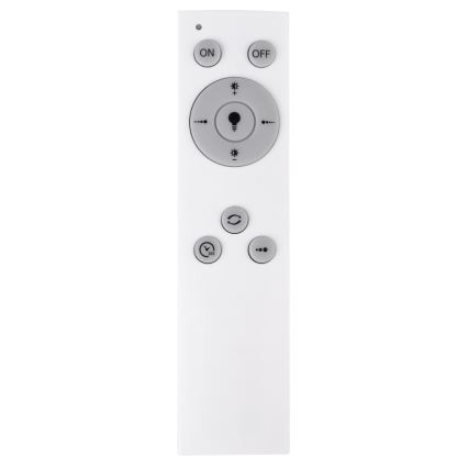 Globo - Dimmelhető LED mennyezeti lámpa LED/40W/230V 2700-6500K 32,5x87,5 cm fekete + távirányító
