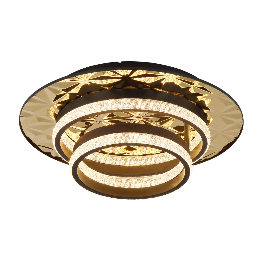 Globo - LED Mennyezeti lámpa LED/24W/230V 3000K 40x50,5 cm fekete/arany