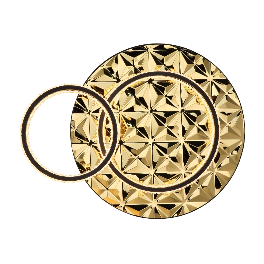 Globo - LED Mennyezeti lámpa LED/24W/230V 3000K 40x50,5 cm fekete/arany