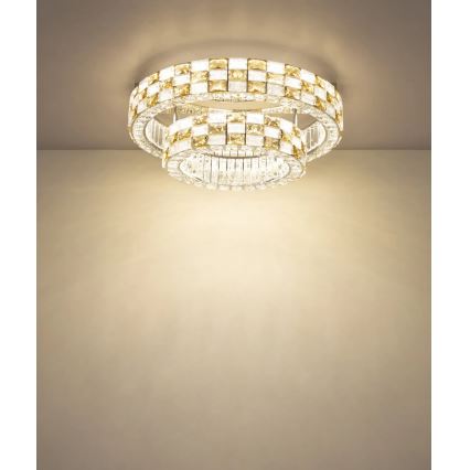 Globo - Fényerőszabályozható LED mennyezeti lámpa LED/55W/230V 2700-6000K átmérő 61 cm + távirányító