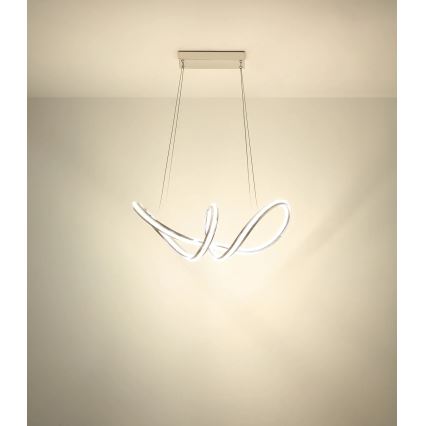 Globo - LED dimmelhető függeszték kábellel LED/45W/230V 2700-6000K fényes króm + távirányító