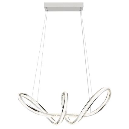 Globo - LED dimmelhető függeszték kábellel LED/45W/230V 2700-6000K fényes króm + távirányító