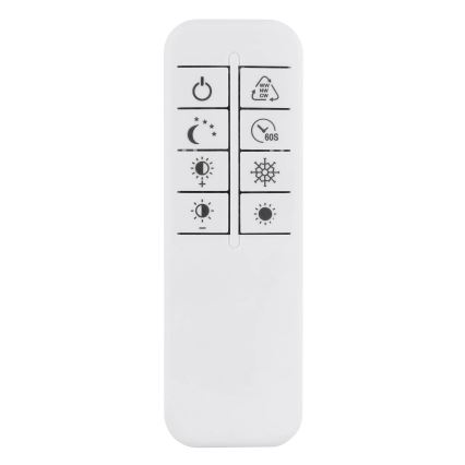 Globo - LED Dimmelhető mennyezeti lámpatest LED/60W/230V 2700-6500K 80,8x99,2 cm sárgaréz + távirányító