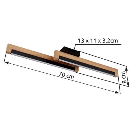 Globo - LED Mennyezeti lámpa LED/12W/230V