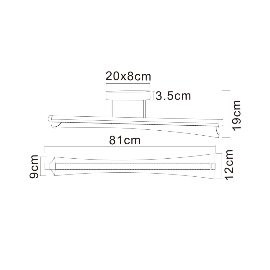 Globo - LED csillár rúdon LED/28W/230V 2700/4000/6000K
