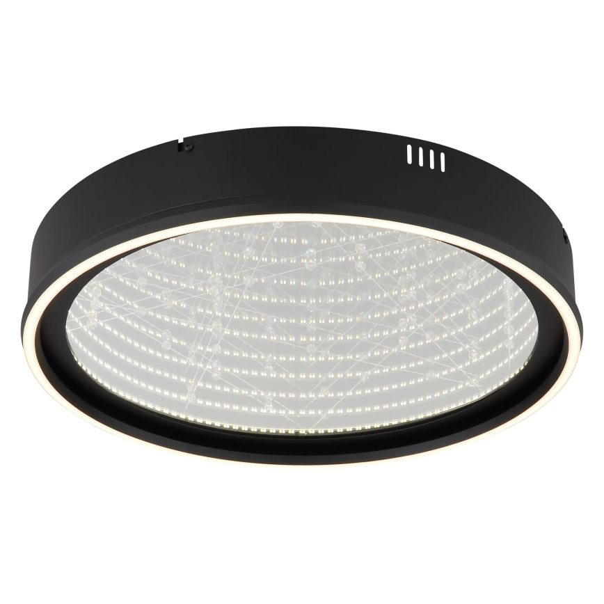 Globo - LED fényerőszabályozható mennyezeti lámpa LED/40W/230V 2700-6500K átm. 51,5 cm fekete + távirányító