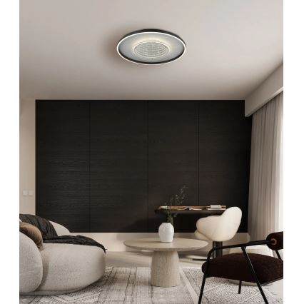 Globo - LED mennyezeti lámpa LED/40W/230V 3000/4000/6000K átm. 51,5 cm fekete