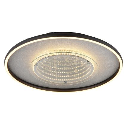 Globo - LED mennyezeti lámpa LED/40W/230V 3000/4000/6000K átm. 51,5 cm fekete