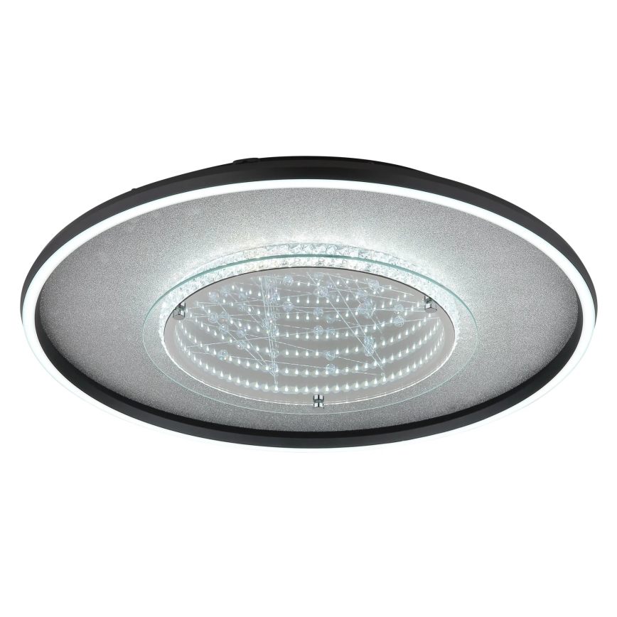 Globo - LED mennyezeti lámpa LED/40W/230V 3000/4000/6000K átm. 51,5 cm fekete