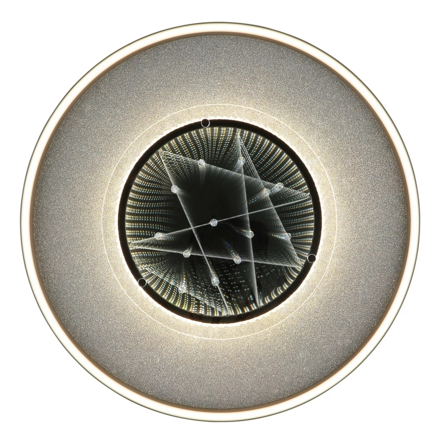 Globo - LED mennyezeti lámpa LED/40W/230V 3000/4000/6000K átm. 51,5 cm fekete