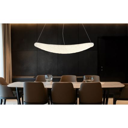 Globo - LED dimmelhető kábeles függőlámpa LED/40W/230V 2700-6000K fényes króm + távirányító