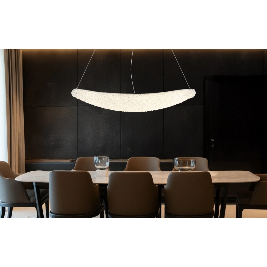Globo - LED dimmelhető kábeles függőlámpa LED/40W/230V 2700-6000K fényes króm + távirányító