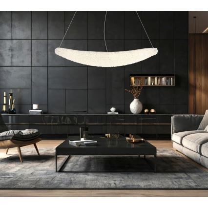 Globo - LED dimmelhető kábeles függőlámpa LED/40W/230V 2700-6000K fényes króm + távirányító