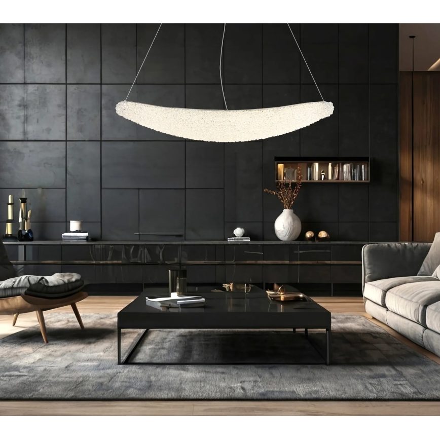 Globo - LED dimmelhető kábeles függőlámpa LED/40W/230V 2700-6000K fényes króm + távirányító