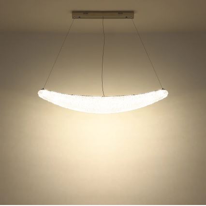 Globo - LED dimmelhető kábeles függőlámpa LED/40W/230V 2700-6000K fényes króm + távirányító