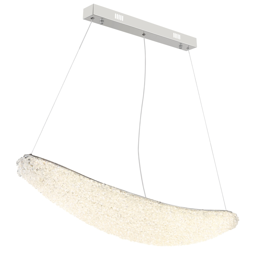 Globo - LED dimmelhető kábeles függőlámpa LED/40W/230V 2700-6000K fényes króm + távirányító