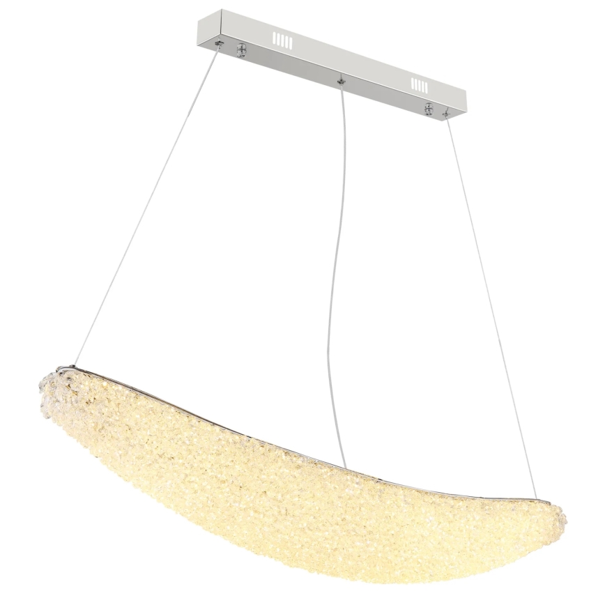 Globo - LED dimmelhető kábeles függőlámpa LED/40W/230V 2700-6000K fényes króm + távirányító