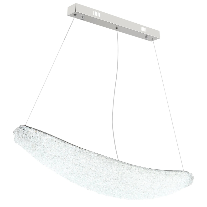 Globo - LED dimmelhető kábeles függőlámpa LED/40W/230V 2700-6000K fényes króm + távirányító