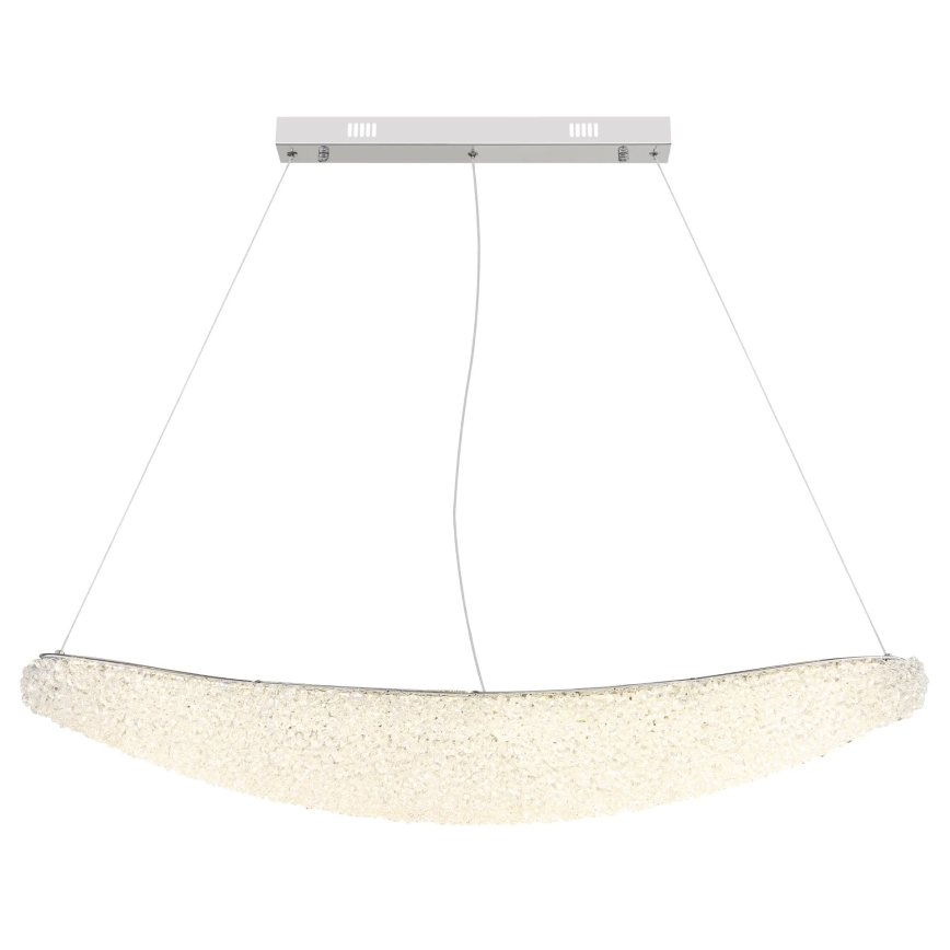 Globo - LED dimmelhető kábeles függőlámpa LED/40W/230V 2700-6000K fényes króm + távirányító
