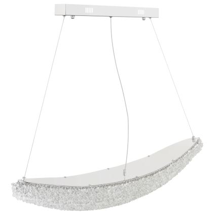 Globo - LED dimmelhető kábeles függőlámpa LED/40W/230V 2700-6000K fényes króm + távirányító