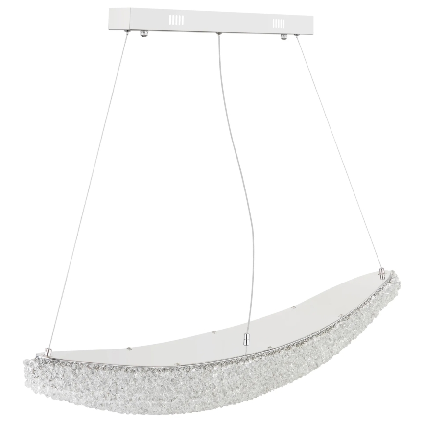 Globo - LED dimmelhető kábeles függőlámpa LED/40W/230V 2700-6000K fényes króm + távirányító
