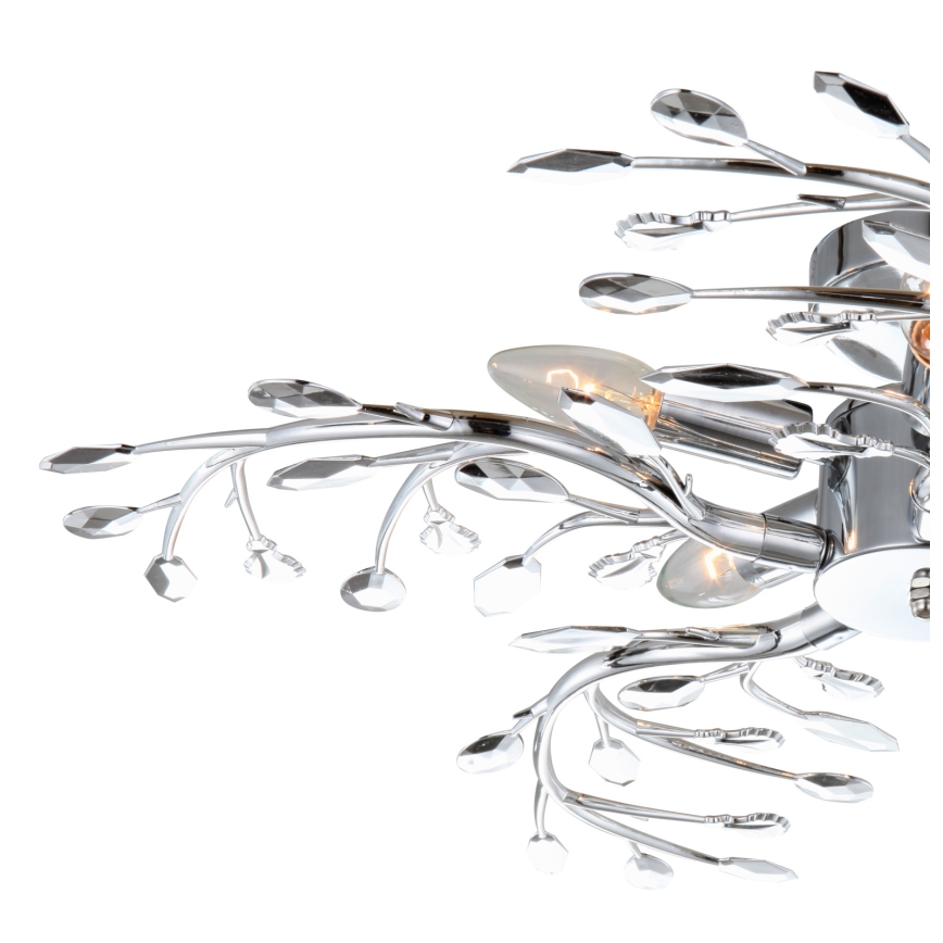 Globo - Falra szerelhető mennyezeti csillár 5xE14/40W/230V