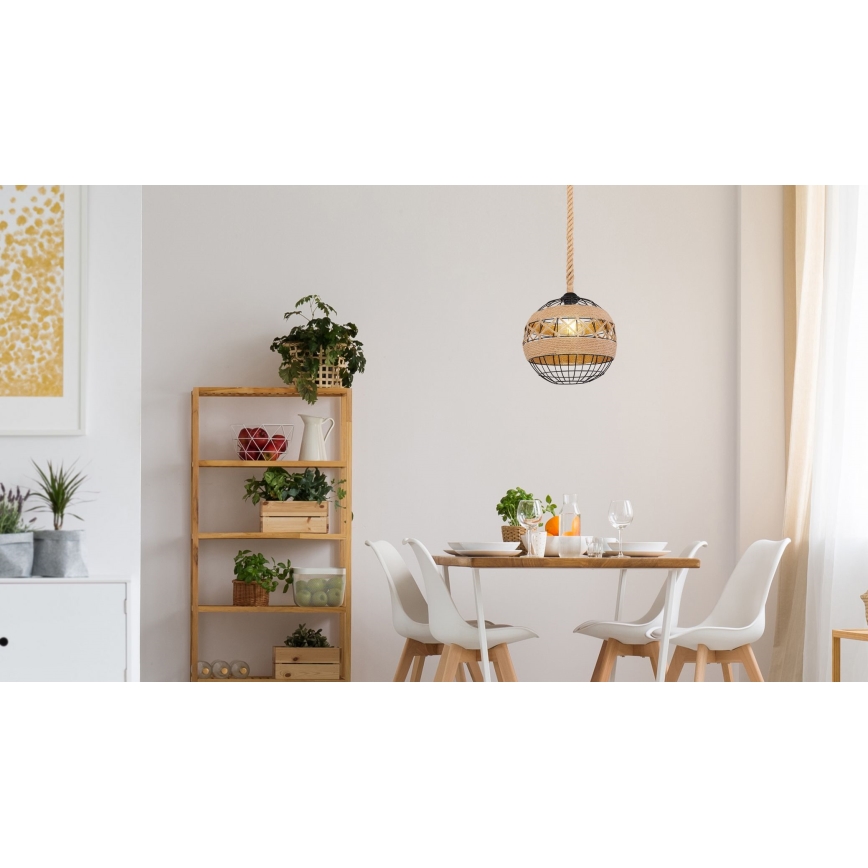 Globo - Csillár zsinóron 1xE27/60W/230V