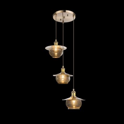 Globo - Mennyezeti függesztékes lámpa 3xE27/60W/230V