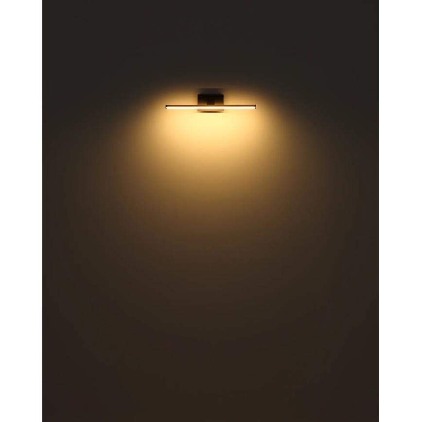 Globo - LED újratölthető képvilágító LED/3,5W/5V 40 cm 3600 mAh fekete