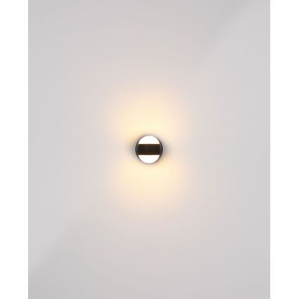 Globo - LED tölthető, érintésvezérelt, falra szerelhető dimmelhető lámpa LED/1,4W/5V 1800 mAh fekete