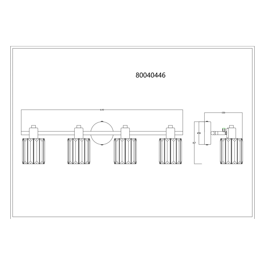 Globo - Spotlámpa 3xE14/40W/230V