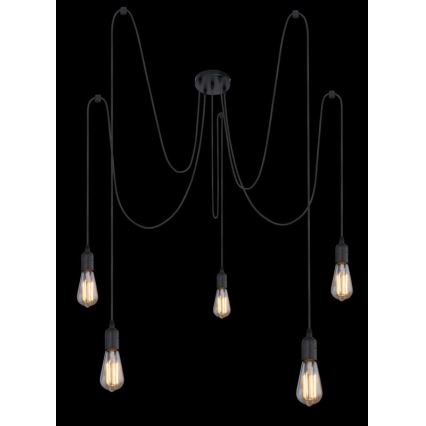 Globo - Függeszték 5xE27/60W/230V