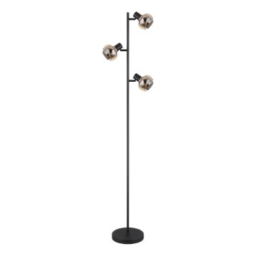 Globo - állólámpa 3xE14/40W/230V fekete