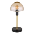 Globo - Asztal érintős lámpa 1xE14/25W/230V fekete/arany