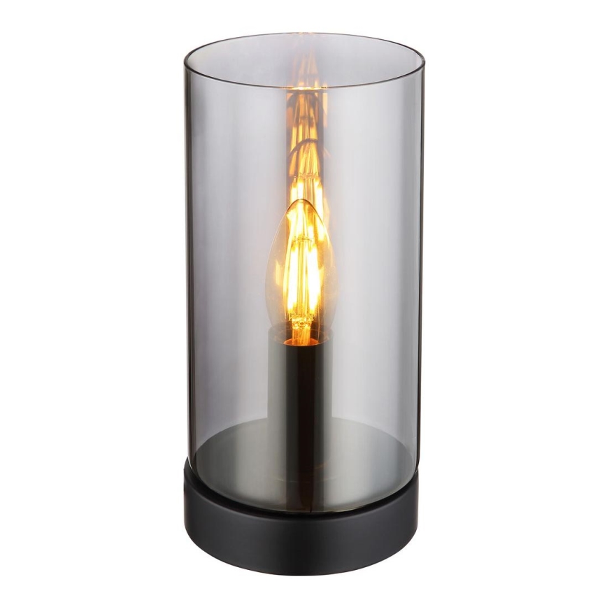 Globo - Asztali lámpa 1xE14/25W/230V átm. 11 cm fekete