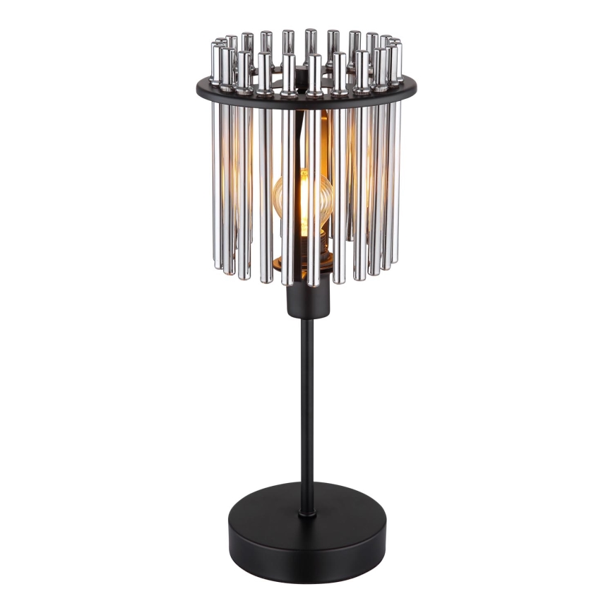 Globo - Asztali lámpa 1xE14/40W/230V átm. 15 cm fekete