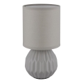 Globo - Asztali lámpa 1xE14/40W/230V szürke