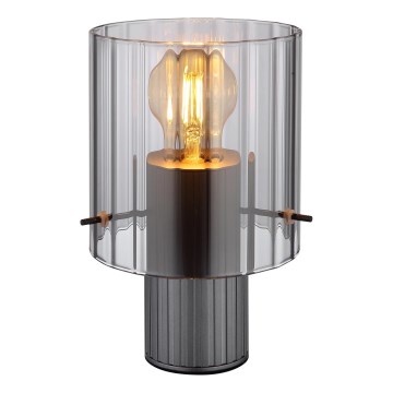 Globo - Asztali lámpa 1xE27/40W/230V átm. 14 cm szürke