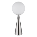 Globo - Asztali lámpa 1xE27/40W/230V matt króm