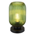 Globo - Asztali lámpa 1xE27/40W/230V zöld