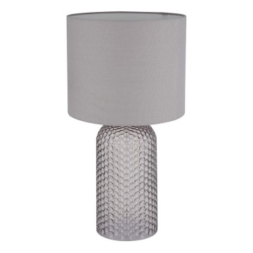 Globo - Asztali lámpa 1xE27/60W/230V szürke