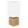 Globo - Asztali lámpa 1xE27/7W/230V fehér/barna