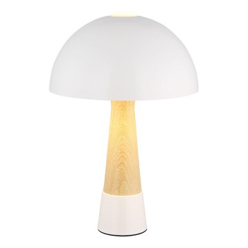 Globo - Asztali lámpa 1xE27ILLU/40W/230V fehér